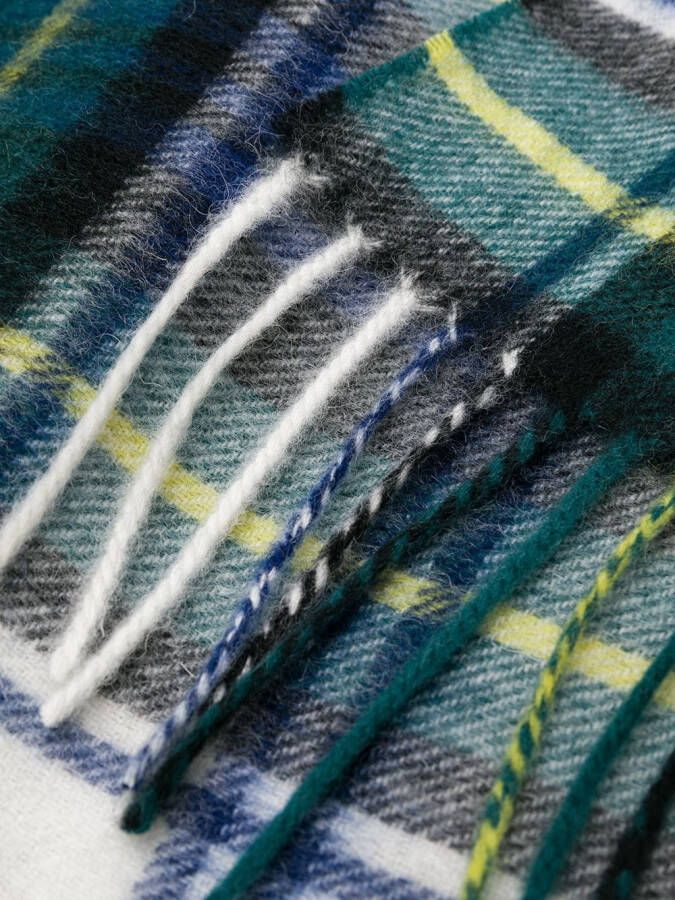 Barbour Nieuwe geruite jurk met Gordon Tartan sjaal Groen