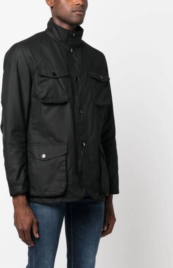 Barbour Ogston katoenen jack Zwart