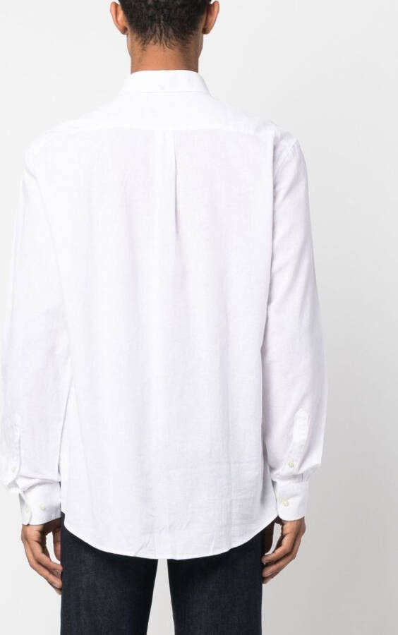 Barbour Overhemd met borstzak Wit
