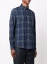 Barbour Overhemd met geborduurd logo Blauw - Thumbnail 3