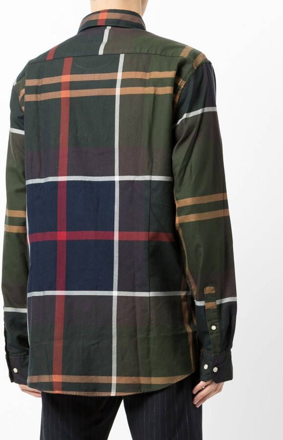 Barbour Overhemd met tartan ruit Groen