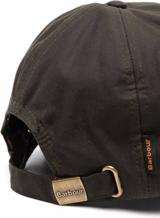 Barbour Pet met geborduurd logo Groen