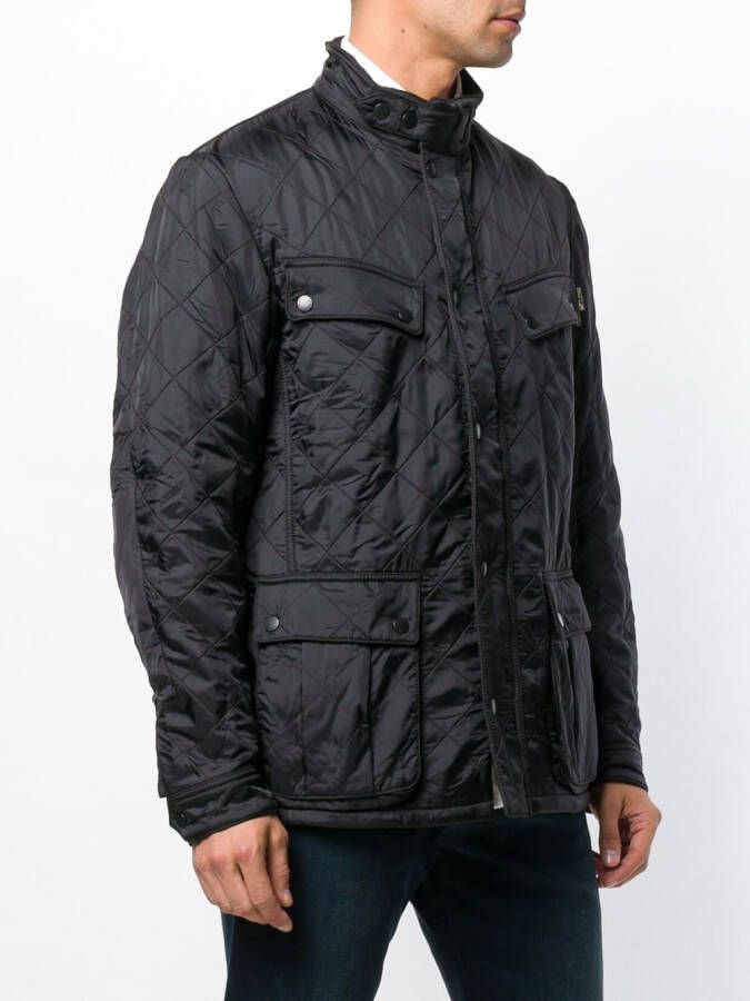 Barbour Jack met meerdere zakken Zwart