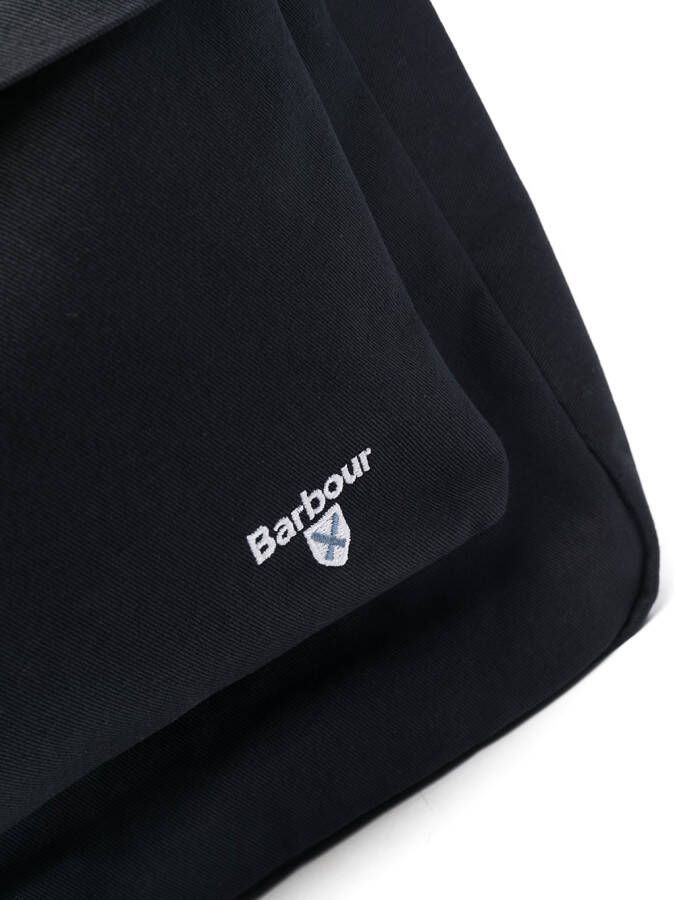 Barbour Rugzak met geborduurd logo Blauw