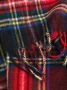 Barbour Sjaal met tartan ruit Zwart - Thumbnail 3