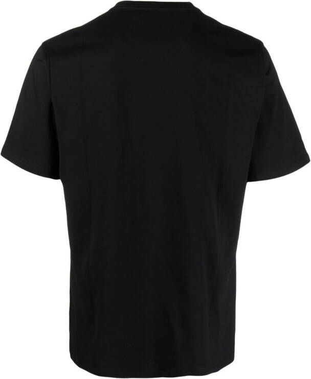 Barbour T-shirt met geborduurd logo Zwart