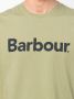 Barbour T-shirt met logoprint Groen - Thumbnail 5
