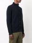 Barbour Wollen vest met hoge hals Blauw - Thumbnail 3