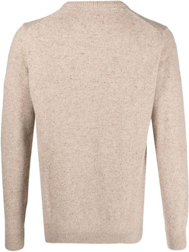 Barbour Trui met ronde hals Beige