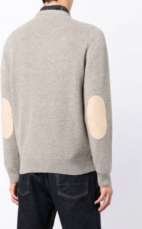 Barbour Trui met ronde hals Bruin
