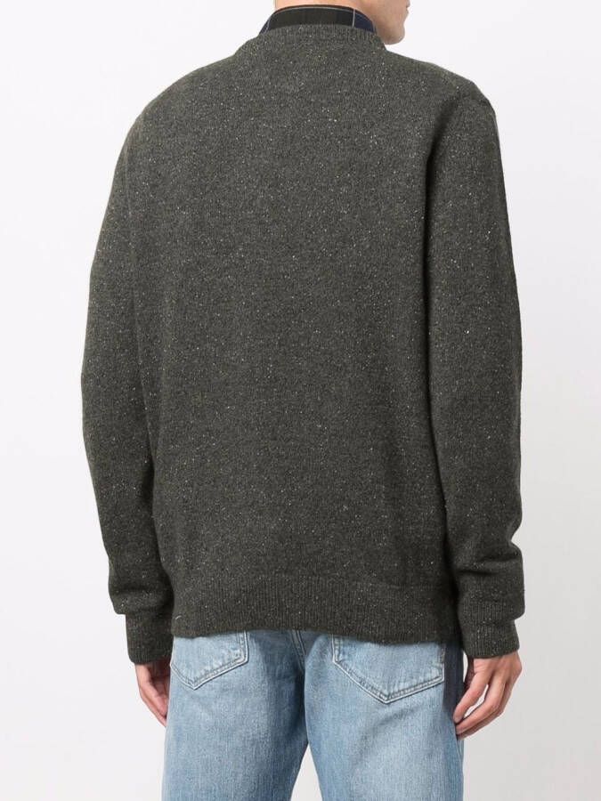Barbour Trui met ronde hals Groen