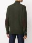 Barbour Wollen vest met hoge hals Groen - Thumbnail 4