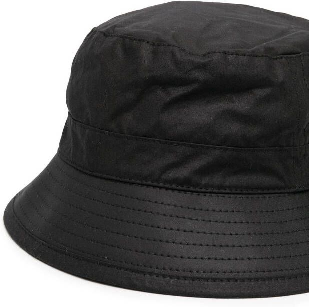Barbour Vissershoed met gestikt detail Zwart