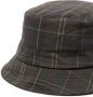 Barbour Vissershoed met tartan ruit Groen - Thumbnail 2