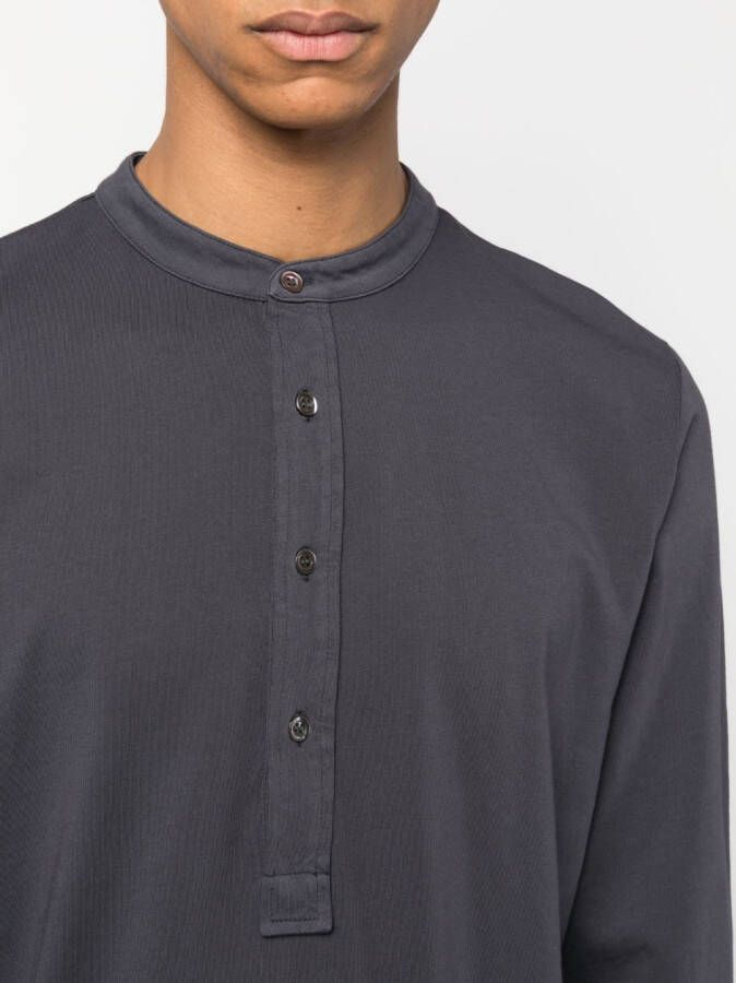 Barena Button-up T-shirt Blauw