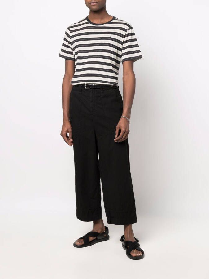 Barena Cropped broek Zwart