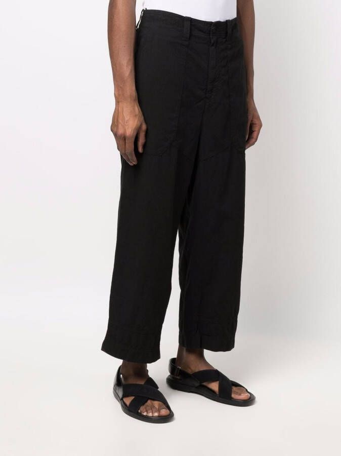 Barena Cropped broek Zwart