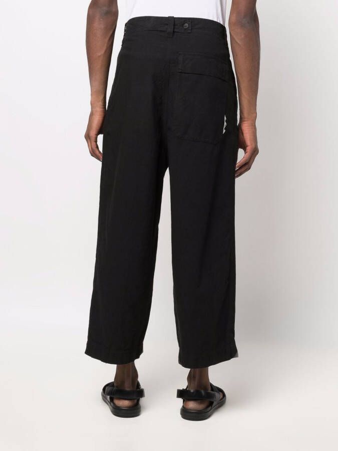 Barena Cropped broek Zwart