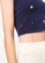 Barrie Cropped top Blauw - Thumbnail 5