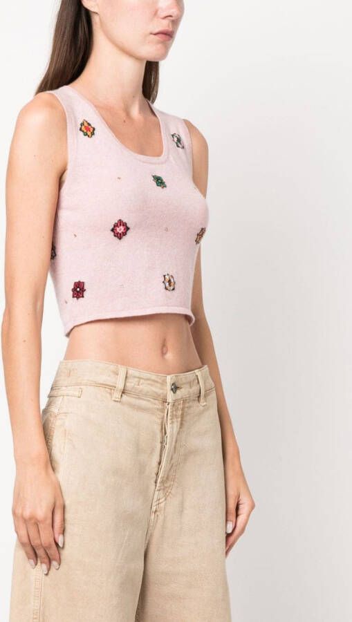 Barrie Cropped top Roze