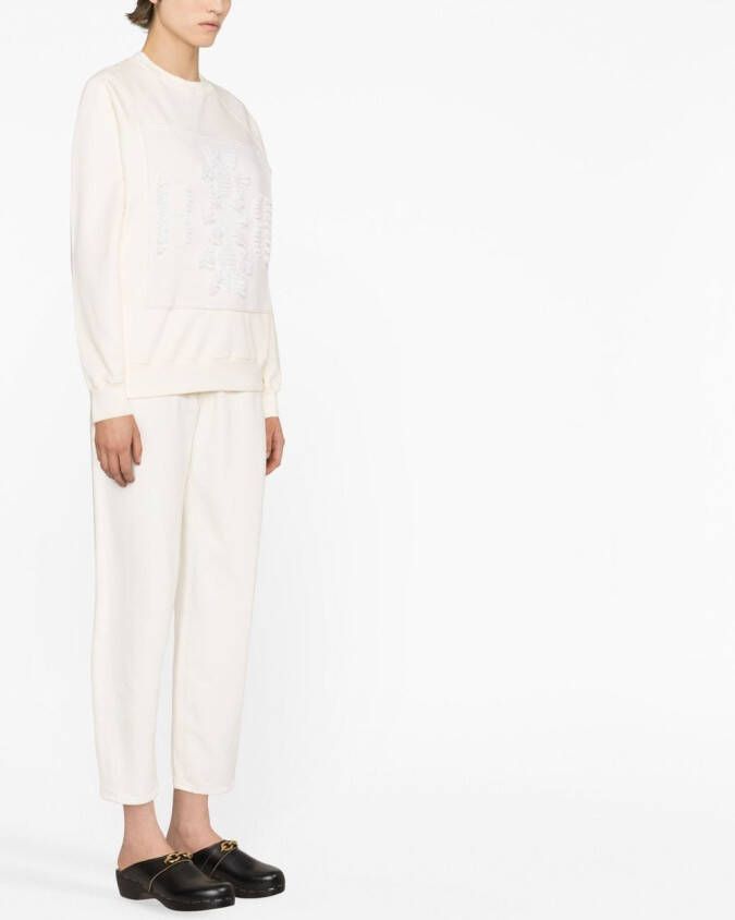 Barrie Sweater met B-logo Beige