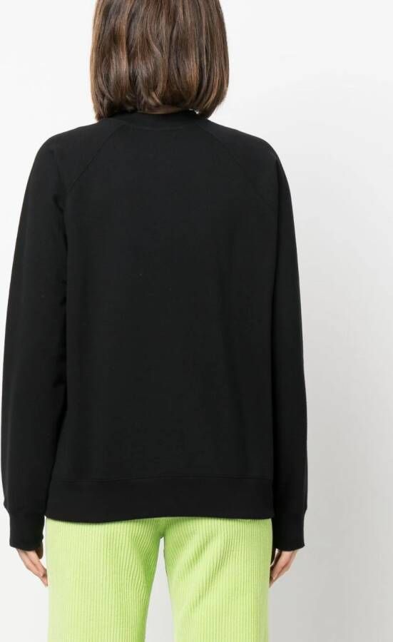 Barrie Gestreepte sweater Zwart