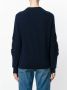 Barrie Romantic Timeless cashmere round neck pullover Blauw - Thumbnail 4