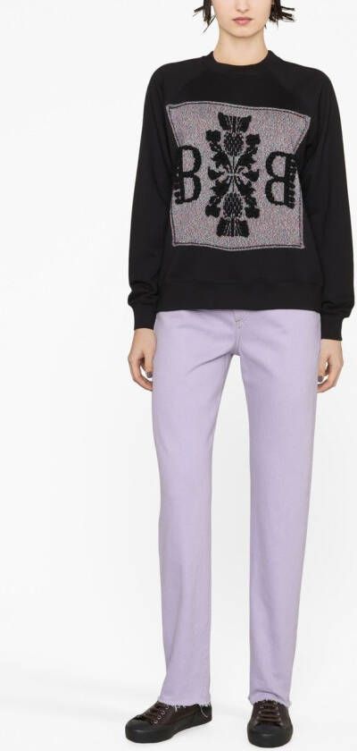 Barrie Sweater met B-logo Zwart