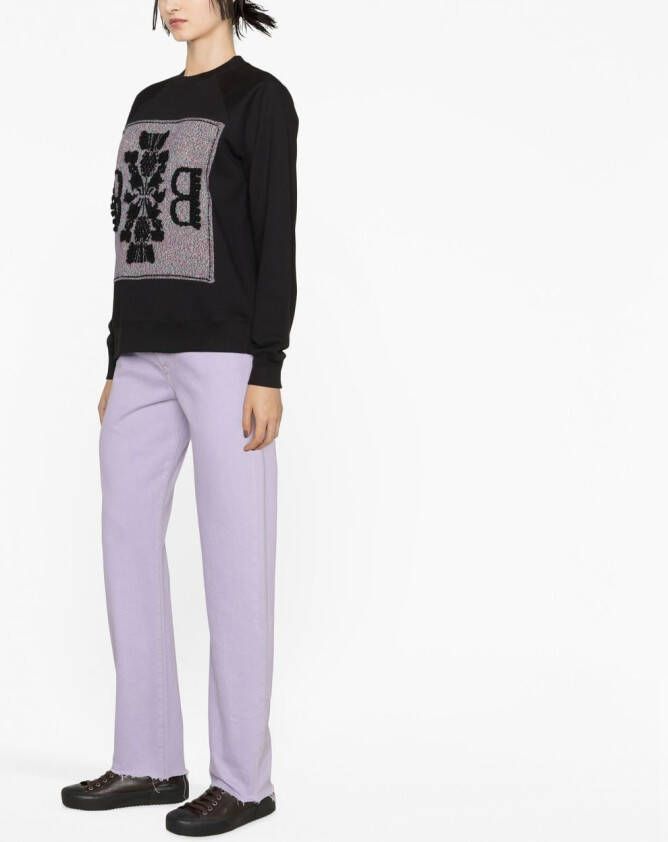 Barrie Sweater met B-logo Zwart