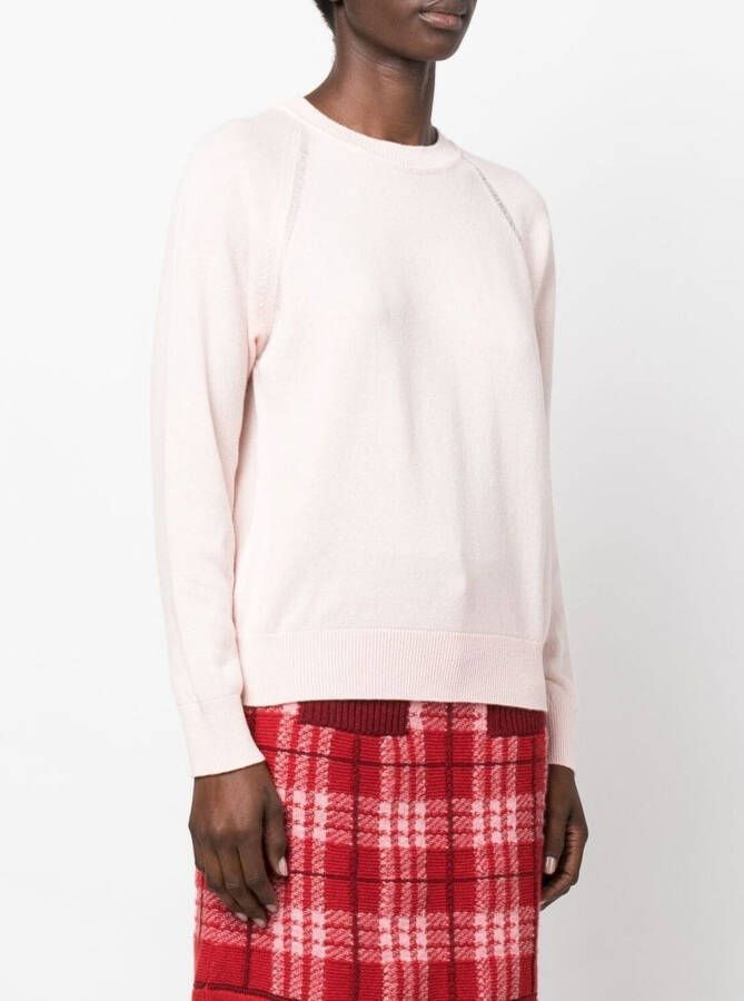 Barrie Trui met ronde hals Roze