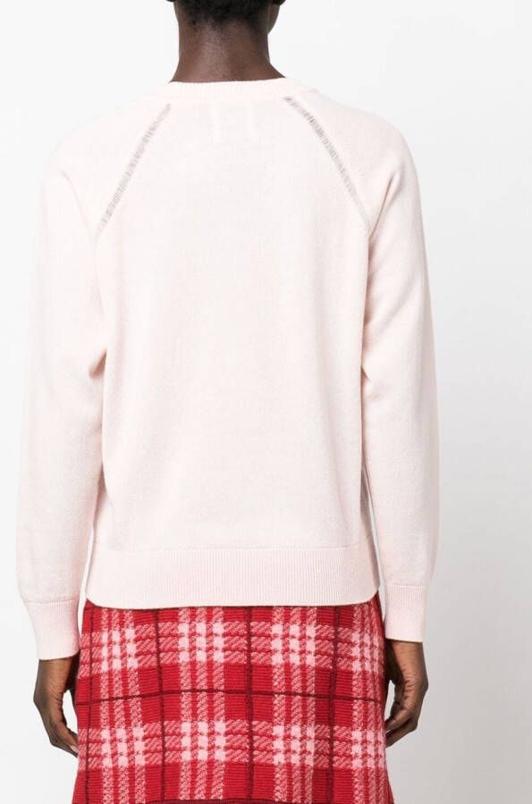 Barrie Trui met ronde hals Roze