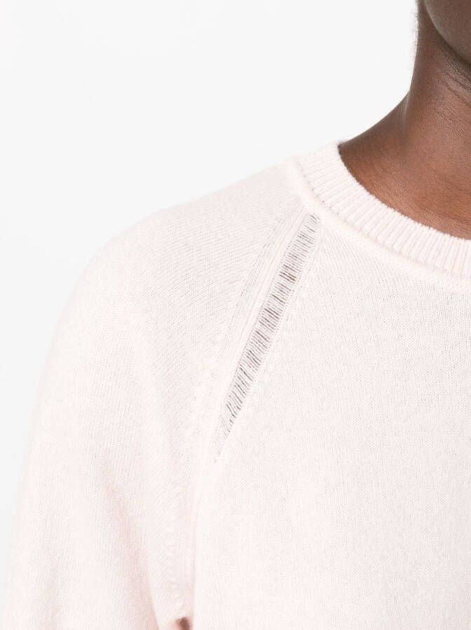 Barrie Trui met ronde hals Roze
