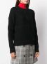 Barrie Trui met tartan ruit Zwart - Thumbnail 3