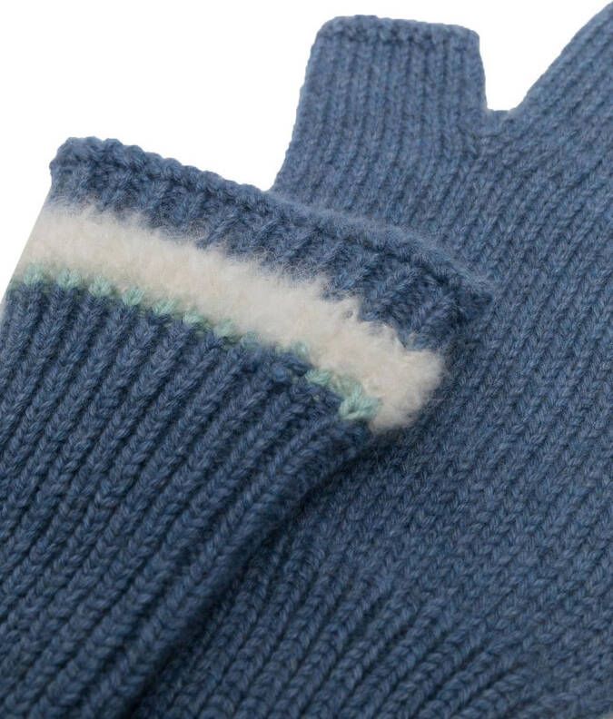 Barrie Vingerloze handschoenen Blauw