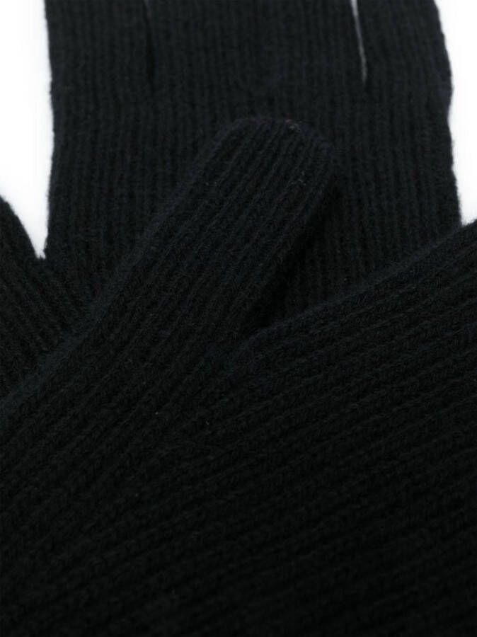 Barrie Vingerloze handschoenen Zwart