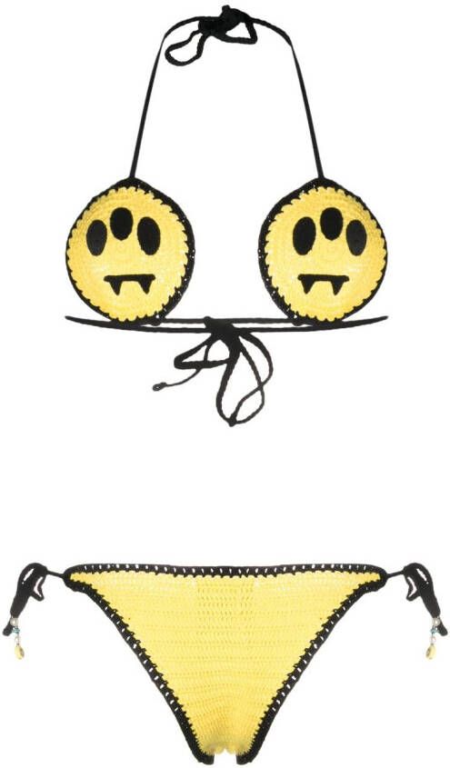 BARROW Bikini met logoprint Geel