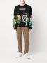 BARROW Sweater met palmboomprint Zwart - Thumbnail 2