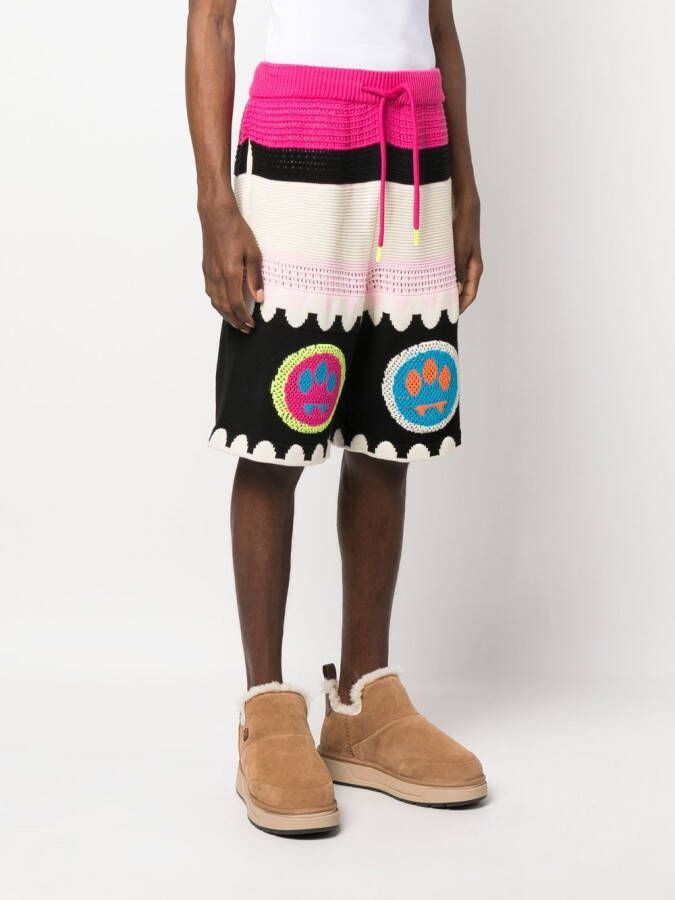 BARROW Gebreide shorts Roze