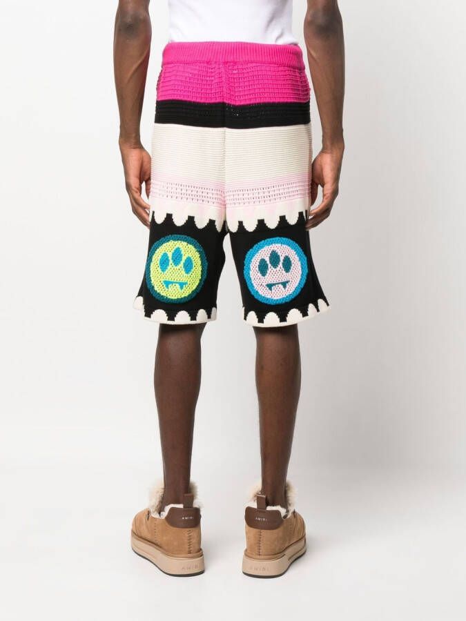 BARROW Gebreide shorts Roze