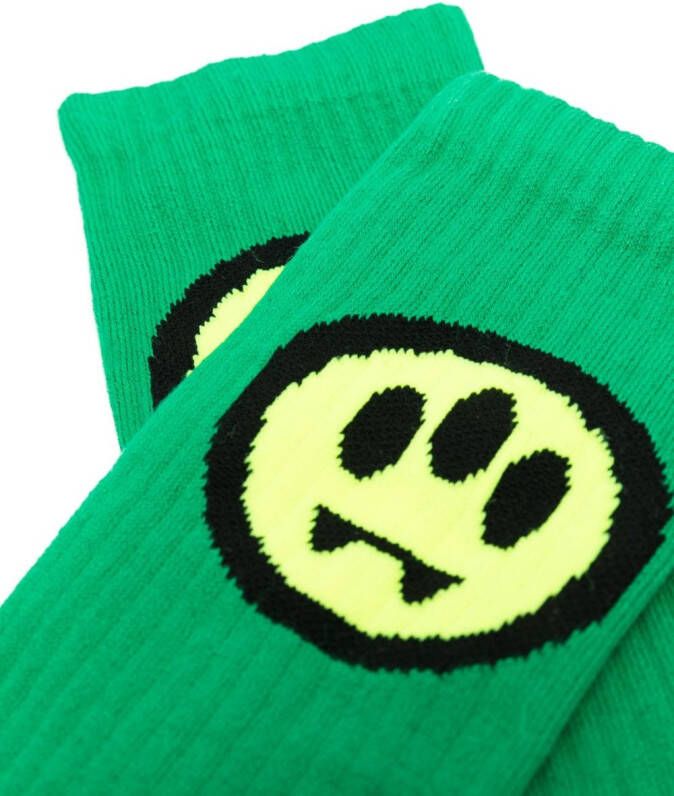 BARROW Geribbelde sokken Groen