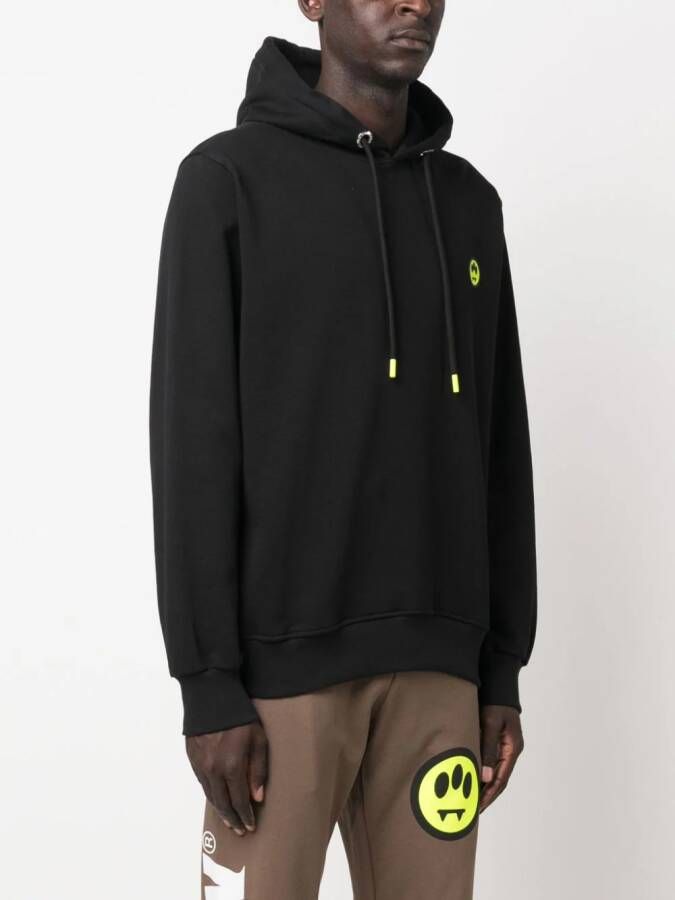 BARROW Hoodie met logoprint Zwart