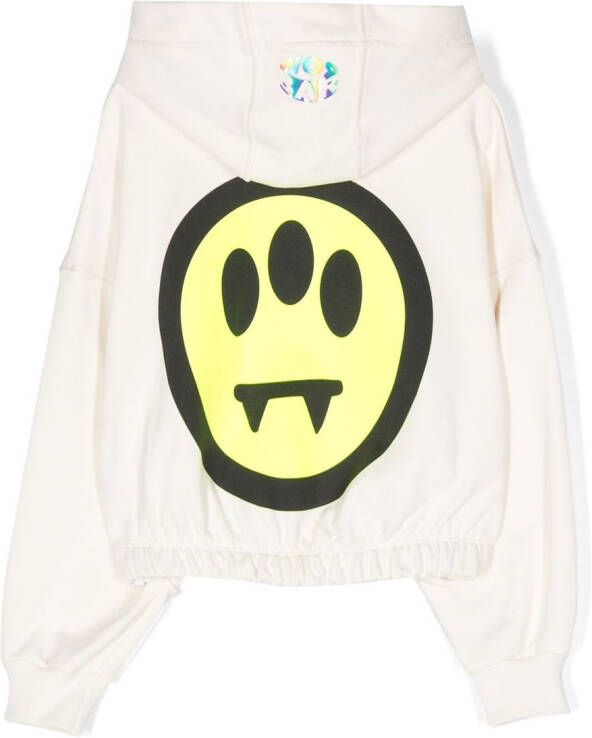 Barrow kids Hoodie met logoprint Beige