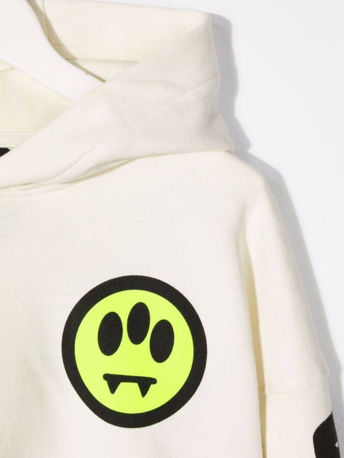 Barrow kids Hoodie met logoprint Beige