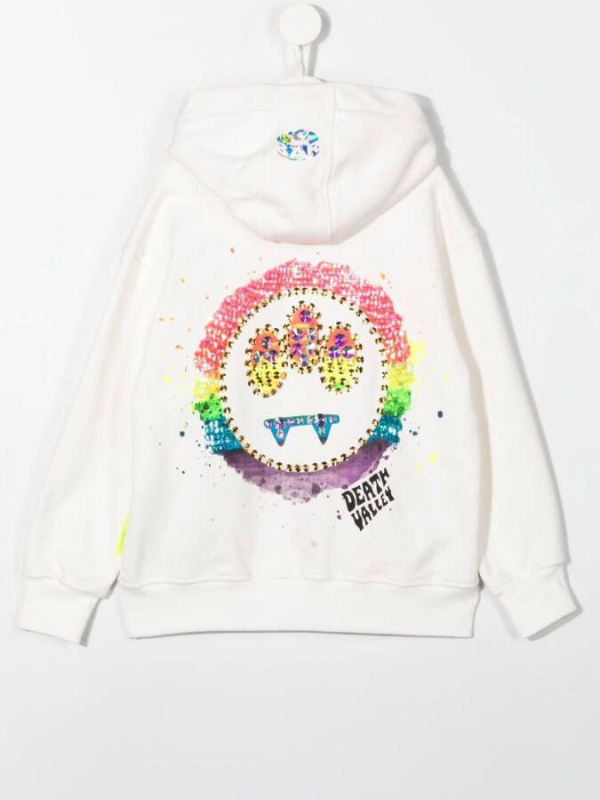 Barrow kids Hoodie met logoprint Beige