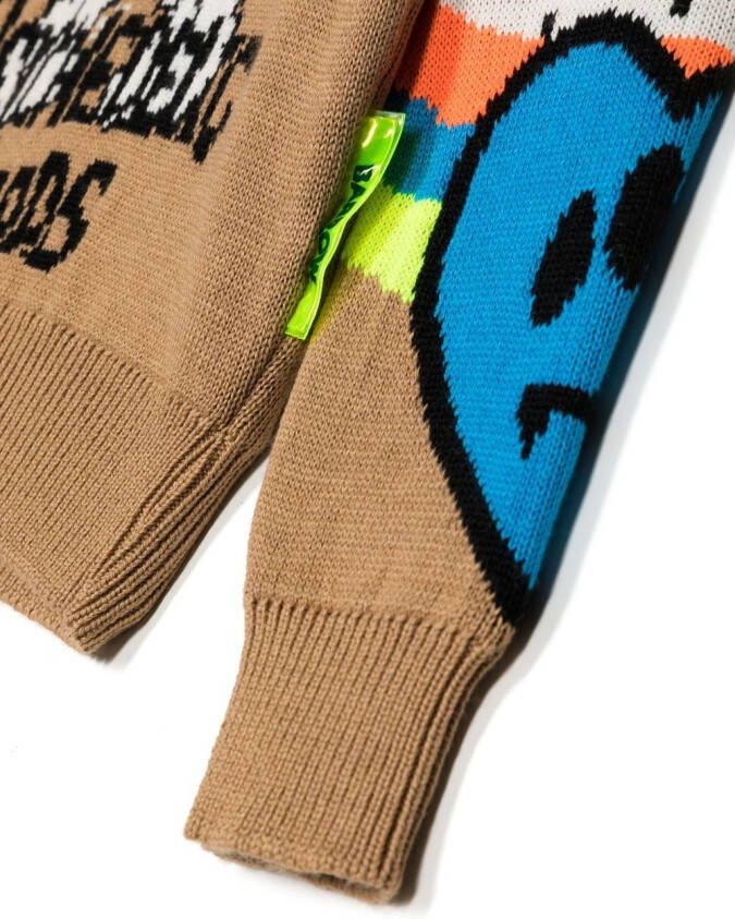 Barrow kids Intarsia trui Veelkleurig