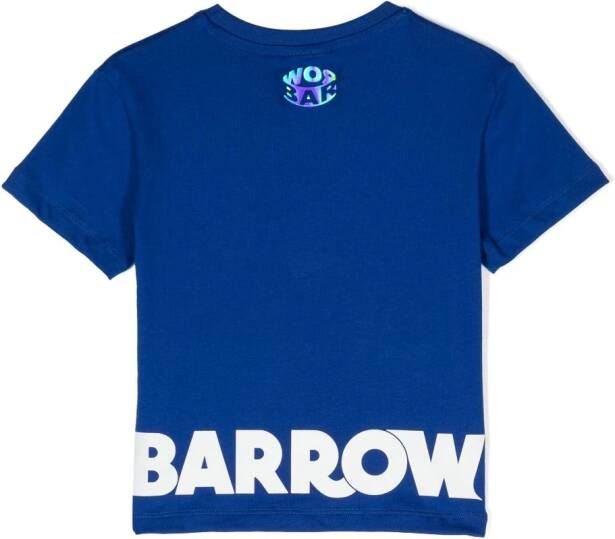 Barrow kids T-shirt met logoprint Blauw