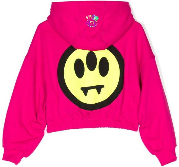 Barrow kids Hoodie met logoprint Roze