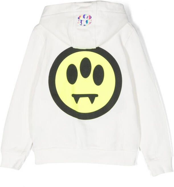 Barrow kids Hoodie met logoprint Wit