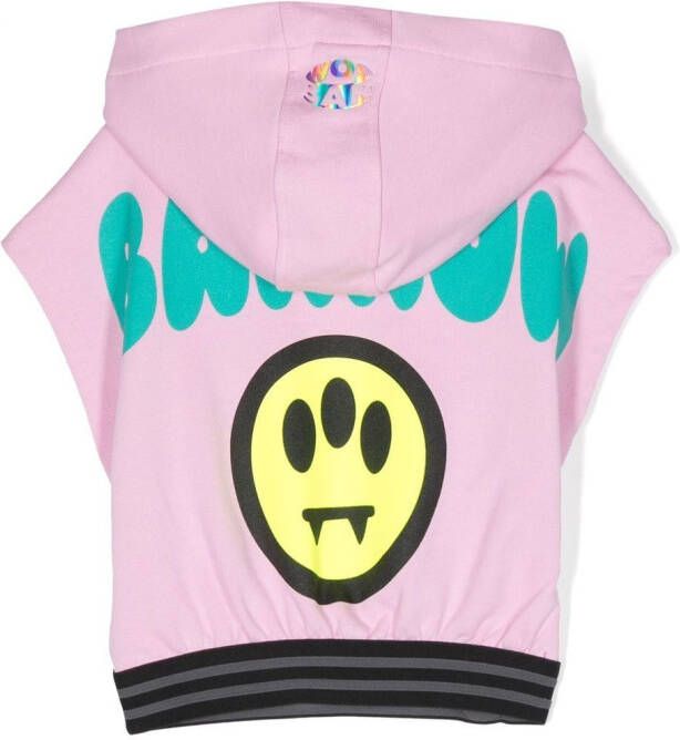 Barrow kids Hoodie met logoprint Roze