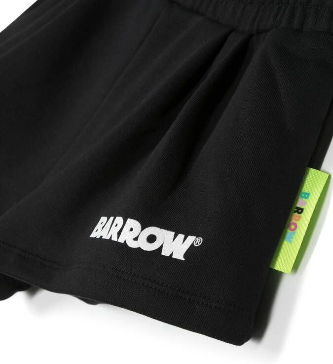 Barrow kids Shorts met logoprint Zwart